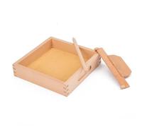 BESPORTBLE Wooden Sandbox Toy for Children Early Educational Plaything for Writing Practice Multi-Function Sand Table for Toddlers for Indoor and Outdoor Activities