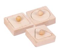 BESPORTBLE Wooden Shape Matching for Educational Geometrical Sorting Blocks Montessori Sensory Learning Tool Enhances Cognitive Skills and Logical Thinking Multi Functional Early Learning