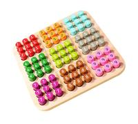 BESPORTBLE Wooden Sudoku Board Game Educational Toy with Storage Drawer for Children’s Concentration Training and Logical Thinking