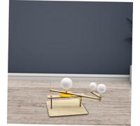 BESPORTBLE Wooden Sun-earth-moon Model Three Planet Astronomy Simulator Educational Science Kit for Solar System Teaching