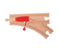 BESPORTBLE Wooden Train Track Expansion Kit with Bridge and Diverse Track Childsafe Wood Accessories for Train Enthusiasts Stimulates Creativity and Imagination