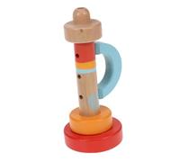 BESPORTBLE Wooden Trumpet for Music Educational Instrument Safe Natural for Hearing Training Portable Design for Birthdays Holidays