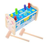 BESPORTBLE Wooden Whack-mole Toy for Boys and Girls Age Educational Tapping Toy for Boys Girls Hand-eye Coordination Game