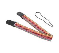 BESPORTBLE Woven Ukulele Strap Comfortable Rainbow Design Accessory for All Ages Reduces Shoulder Pressure Portable and Creative for Easy Play