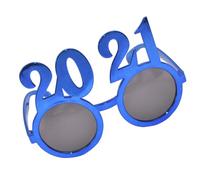 BESPORTBLE Year Party Glasses Fun Decorative Photography Props for Festivals Blue Color for Carnival and Celebrations Show Your Personality with Unique Style