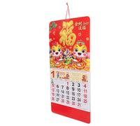 BESPORTBLE Year Snake Chinese Wall Calendar Tearable Monthly Planner Traditional Lunar Year Organizer Home Office Decor Family Schedule Scheduler