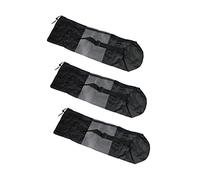 BESPORTBLE Yoga Mat Bag 3pcs Set Mesh Storage Holder for 8mm Yoga Mats 70x25cm Portable Single Exercise Carrier for Outdoor Fitness and Gym Use