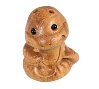 BESPORTBLE Zodiac Snake Wooden Pendant DIY Keychain Hanging Charm for Purse Bag Fine Workmanship Animal Collectible Figure Delicate Ancient Style Lightweight and Versatile Decor