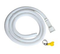 Besreey 2M Dehumidifier Drain Tube, Dishwasher Drain Hose with Connector Clip Clamp, Flexible Large Diameter Leak-Proof Extension Water Pipe for Washing Machine, Air Conditioner