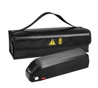 Besreey Battery Bag for Electric Bike - Protective Fireproof Waterproof | Electric Bike Battery Holder with Handle | for Rider Adventurer Outdoor Riding Biking Transport Commuting Adventure