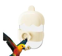 Besreey Bird Water Bottle for the Cage, Bird Bath with Feeder, Drip-Proof Drinking Accessories for Parakeets, Finches, Canaries & Budgies