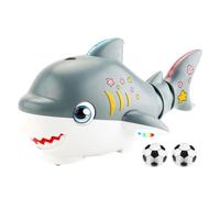 Besreey Blowing Floating Ball Toy - Shark Balance Blowing Game Toys | Air-Powered STEM Building Color-Changing Lights Sound Fine Motor Skills for Toddler Kids Boys Girls Adults Camping