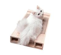 Besreey Cat Breeding Aid Stool | Short-Legged Kitten Mating Chair with Scratcher Pad,Bored Cats Furniture Protection Entertainment Scratching Toy for Courtyard, Living Room