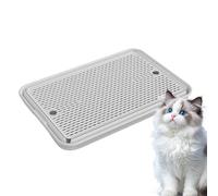 Besreey Cat Steps for Litter Box | Elevated Litter Stairs Stool | Detachable Anti-Slip Urine Box Ramp for Seniors Cats Indoor Outdoor Living Room Balcony RV Apartment Corner