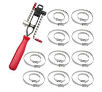 Besreey CV Boot Clamps ATV,Adjustable Stainless Steel CV Axle Boot Clamps - Replacement Accessories for Automotive Technicians Car Enthusiasts Mechanics Auto Repair Shops Vehicle Owners