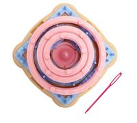 Besreey Flower Loom Kit | Beginner Weaving Loom Kit for Flowers,Portable Colorful Knitting Machine, User Friendly Craft Kit for Round, Rhombus, Square Flowers