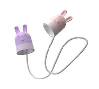 Besreey Foldable Neck Light, LED Reading Light | With Rabbit Design Portable Reading Lights, Foldable Book Light, Durable Rechargeable Lamp for Sewing, Knitting,