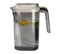 Besreey Fridge Water Bottle, 2200ml Clear Water Pitcher With Lid, Transparent Juice Container For Lemonade, Juice, Milk, Tea