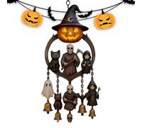 Besreey Halloween Wind Chime, Wind Chimes in Gothic Style for the Door - Scary Halloween Decoration for Garden, Patio, Interior, Festival Decoration
