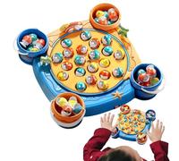 Besreey Kids Fishing Game - Electric Learning Toy with Music,Magnetic Fishing Table Toy,for Play Preschool Fine Motor Skill Development Educational Activity