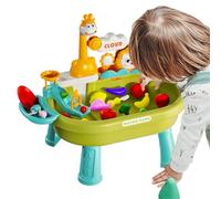 Besreey Kids Water Table | Water and Sand Activity Sensory Tables | Beach Outdoor Toys for Preschool Camping Daycare Backyard Park Playground