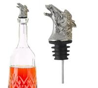 Besreey Liquor Bottle Pourers,Horse Whisky Bottle Pourers Red Wine Stopper - Leakproof Dispenser Home Bar Accessories for Champagne Housewarming Restaurant Party Father's Day Wedding