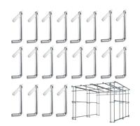 Besreey Locking Pin - Steel Snap Locks - Pack of 20 Metal Scaffolding Locking Pins | For Residential Buildings Outdoor Shelf Brackets Contractors of the Construction Industry and Builders