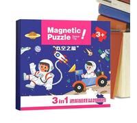 Besreey Magnetic Puzzle for Children, Activity Toy for Travel and On the Go | Travel Games for Car Birthday Nursery Preschool Development for Girls Children Age 2-6 Years
