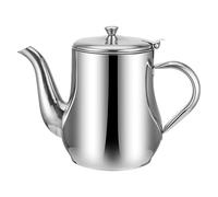 Besreey Oil Strainers Container with Fine Mesh Strainers, 11 * 16cm Stainless Steel Oil Filter Pot, Filter Nut Milk, Soy Milk, Tea Residues Strainer and All Purpose Strainer, Kitchen Gadget