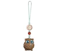 Besreey Owl Key Stops Party Decoration, Aesthetic Phone Charm Bracelet, Fashion Wooden Keychain, Phone Charm, Bag Pendant, Delicate Exquisite Owl Decoration for Family Friends, Cellular link, Siehe
