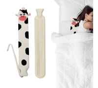 Besreey Plush Hot Water Bottle | Long 2L Hot Water Bottle - Large Capacity Bed Warmer with Soft Cover Hand Warmer for Hand & Waist