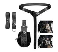 Besreey Renaissance Belt Accessories | Renaissance Belt Bag Cosplay Accessories,Halloween Cosplay Supplies for Men Women Adults Holiday Festival Theater Collectors Events