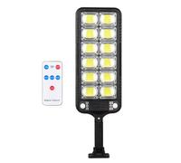 Besreey Solar Powered Street Light | Patio Lights with Remote Control - Waterproof Outdoor Garden Lamp for Patio Backyard Courtyard Lawn Park Parking Lot