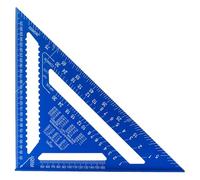 Besreey Triangle Ruler Metal - Metric Scale Ruler,Aluminum Alloy Measuring Tool for Precision Small Geometric Tasks Woodworking Construction Drafting Engineering Projects