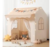 besrey 2-in-1 Kids Play Tent, Toddler Tent, Playhouse with Lights & Mat