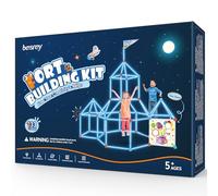 besrey Den Building Kit for Kids,133 Pcs Fort Building Kit,Creative Fort