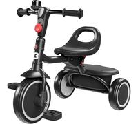 besrey Kids Tricycles Age 18 Month to 5 Years, Toddler Tricycle Kids Trikes Tricycle, Gift Toddler Tricycles for 2-5 Year Olds, Gift & Toys for Boy & Girl, Trikes for Toddlers, Black
