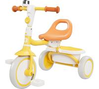 besrey Kids Tricycles Age 18 Month to 5 Years, Toddler Tricycle Kids Trikes Tricycle, Gift Toddler Tricycles for 2-5 Year Olds, Gift & Toys for Boy & Girl, Trikes for Toddlers, Yellow