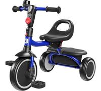 besrey Kids Tricycles Age 18 Month to 5 Years, Toddler Tricycle Kids Trikes Tricycle, Gift Toddler Tricycles for 2-5 Year Olds, Gift & Toys for Boy & Girl, Trikes for Toddlers, Blue