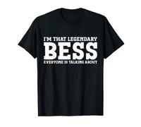 Bess Personal Name Women Girl Funny Bess T-Shirt
