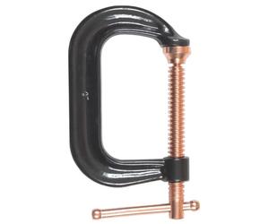 Bessey CDF406C 150/100 C-Clamp, Black/Bronze, 0-150 mm