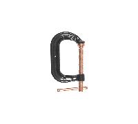 Bessey CDF410C 245/150 C-Clamp, Black/Bronze, 50-245 mm