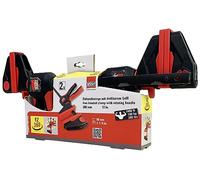 Bessey Clamp Vise, EZ360-SET, Set of 2 Single Hand Tightening Screws with 360° Swivel Handle, 300mm Opening, Schwarz, Rot