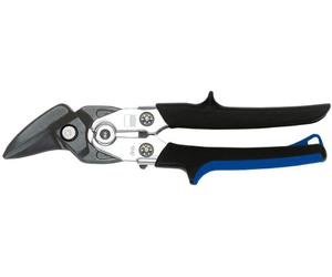 Bessey D27A Right Hand Cut Shape and Straight Cutting Snips, Multi-Colour | Allows precise and powerful cuts with high control and comfortable handling in the sheet metal area