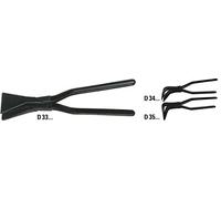 Bessey D341-40 45 Degree Curved Seaming Pliers, Black, 40 mm