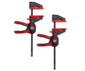 BESSEY EZ360S-11SET One-Handed Clamp with Rotatable Handle, Wingspan 110 mm Extension 40 mm, Clamping Force 40 Kg, Innovative 360° Rotating Mechanism, Ideal for Model Building, Weight 0.23 Kg