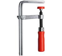 BESSEY GTR16B6 All Steel Table Clamp with 6 5/16 Capacity x 2 5/16 Throat Depth & 400 lb Clamping Force, Red/Silver