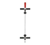 Bessey KSV Adjustable and Step Less Extension Body Spanner, Red/Black | Flexibly expands body tensioner for precise clamping on oblique and parallel surfaces on large workpieces