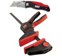 Bessey LM20/5 LM Series Clamp 200mm Span 2000N Force Zinc Lightweight
