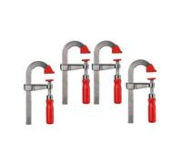 Bessey LMU U-Style Bar Clamp Light Duty Step Over Clamps 150mm X4 LMU15/5